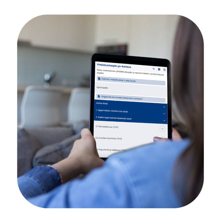 Mafynetin sähköinen yhteiskuntaopin yo-kertausmateriaali